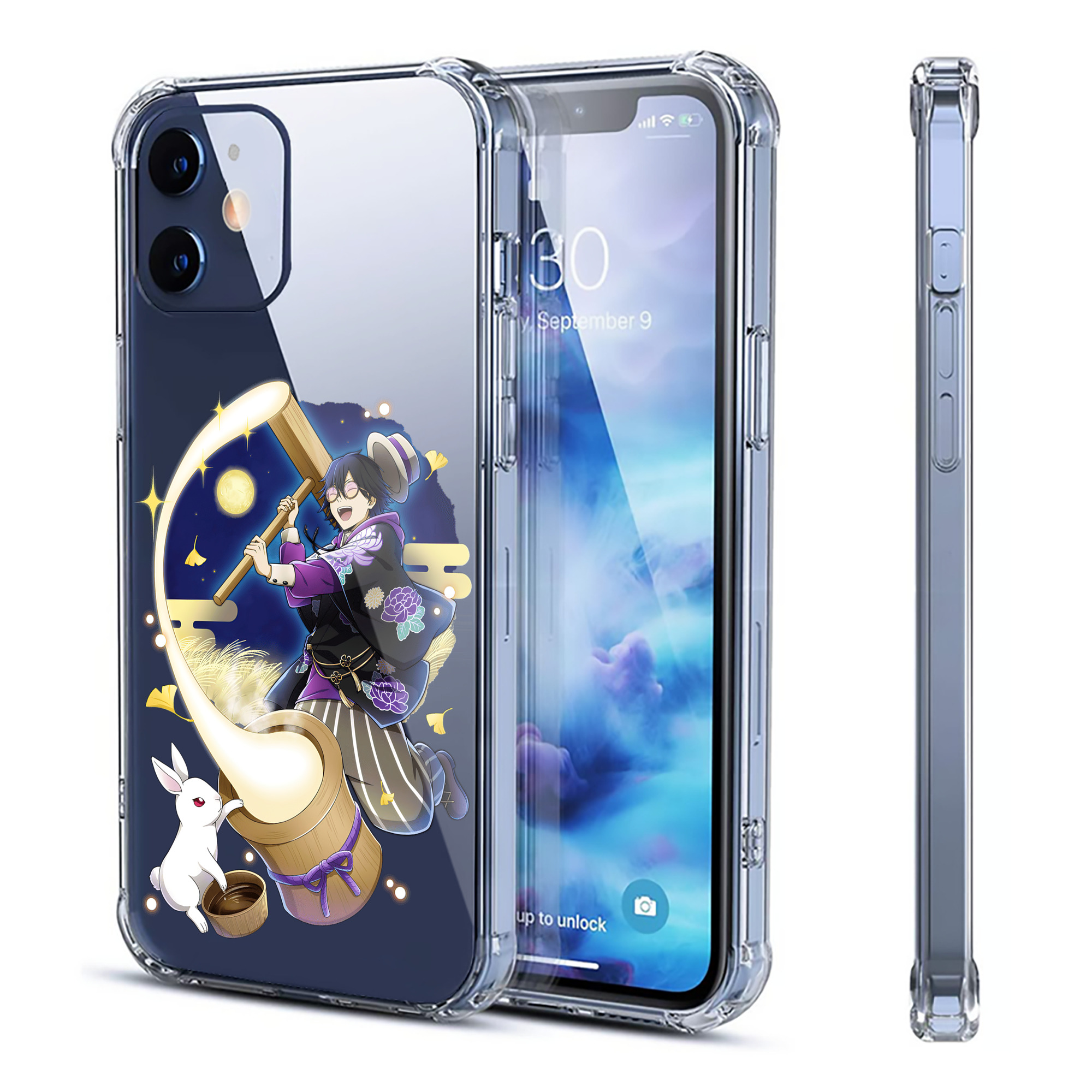 （画像用） 文豪ストレイドッグス Bungo Stray Dogs 【iPhone 12シリーズ対応】透明スマホケース（クリアソフトケース）
